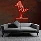 LED-Neonschild mit Paar-Silhouette