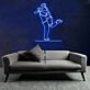 LED-Neonschild mit Paar-Silhouette