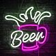 Bierkrug mit Schaum LED Neonschild für Bar und Kneipe