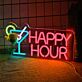 HAPPY HOUR LED-Neonschild für Bar Club