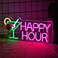 HAPPY HOUR LED-Neonschild für Bar Club