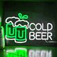 COLD BEER LED-Neonschild für Bar und Club