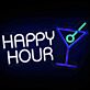 HAPPY HOUR LED-Neonschild für Bar Club