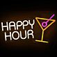 HAPPY HOUR LED-Neonschild für Bar Club