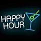 HAPPY HOUR LED-Neonschild für Bar Club