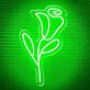 Rosenblüte LED-Neonschild Wohnzimmer Dekoration