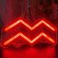 Wassermann Sternzeichen Symbol LED-Neonschild Wohnzimmer Schlafzimmer