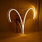 Widder Sternzeichen Symbol LED-Neonschild Wohnzimmer Schlafzimmer