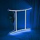 Zwillinge Sternzeichen Symbol LED-Neonschild Wohnzimmer Schlafzimmer