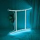 Zwillinge Sternzeichen Symbol LED-Neonschild Wohnzimmer Schlafzimmer