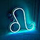 Löwe Sternzeichen Symbol LED-Neonschild für Wohnzimmer Bar