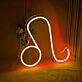 Löwe Sternzeichen Symbol LED-Neonschild für Wohnzimmer Bar