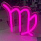 Jungfrau Sternzeichen Symbol LED-Neonschild Wohnzimmer Schlafzimmer