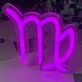 Jungfrau Sternzeichen Symbol LED-Neonschild Wohnzimmer Schlafzimmer