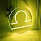 Waage Sternzeichen Symbol LED-Neonschild Wohnzimmer Bar