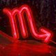 Skorpion Sternzeichen Symbol LED-Neonschild Wohnzimmer Schlafzimmer