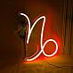 Steinbock Sternzeichen Symbol LED-Neonschild Wohnzimmer Schlafzimmer