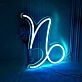 Steinbock Sternzeichen Symbol LED-Neonschild Wohnzimmer Schlafzimmer