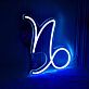 Steinbock Sternzeichen Symbol LED-Neonschild Wohnzimmer Schlafzimmer