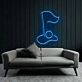 Musiknote LED-Neonschild für Wohnzimmer und Musikstudio