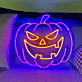 Halloween Kürbis mit Gesicht LED-Neonschild für Halloween Party