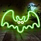 Fledermaus LED-Neonschild für Halloween Party