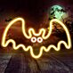 Fledermaus LED-Neonschild für Halloween Party