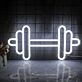 Hantel LED-Neonschild für Fitnessstudio und Home Gym