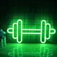 Hantel LED-Neonschild für Fitnessstudio und Home Gym