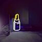 Lippenstift LED-Neonschild für Kosmetikstudio und Schlafzimmer