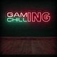 GAMING CHILLING LED-Neonschild für Gamingzimmer und Wohnzimmer
