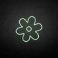 Blume mit sechs Blütenblättern LED-Neonschild für Wohnzimmer und Schlafzimmer
