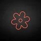 Blume mit sechs Blütenblättern LED-Neonschild für Wohnzimmer und Schlafzimmer