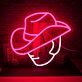 Cowboyhut LED-Neonschild für Bar und Wohnzimmer