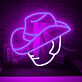 Cowboyhut LED-Neonschild für Bar und Wohnzimmer