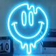 Schmelzendes Smiley Gesicht LED-Neonschild Wohnzimmer Bar