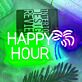 HAPPY HOUR LED-Neonschild für Bar Club