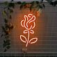 Rose LED-Neonschild für Wohnzimmer oder Schlafzimmer