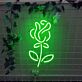 Rose LED-Neonschild für Wohnzimmer oder Schlafzimmer
