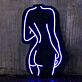 nackte Frauen Silhouette LED-Neonschild für Bar Club