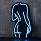 nackte Frauen Silhouette LED-Neonschild für Bar Club