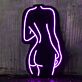 nackte Frauen Silhouette LED-Neonschild für Bar Club