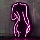 nackte Frauen Silhouette LED-Neonschild für Bar Club