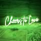 Cheers to Love LED-Neonschild für Hochzeit und Bar