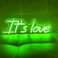 It's love LED-Neonschild Wohnzimmer Schlafzimmer