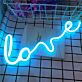 Love LED-Neonschild in Handschrift