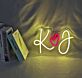 K♡J LED-Neonschild für Hochzeit oder Schlafzimmer