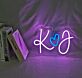 K♡J LED-Neonschild für Hochzeit oder Schlafzimmer