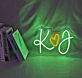 K♡J LED-Neonschild für Hochzeit oder Schlafzimmer