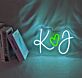 K♡J LED-Neonschild für Hochzeit oder Schlafzimmer